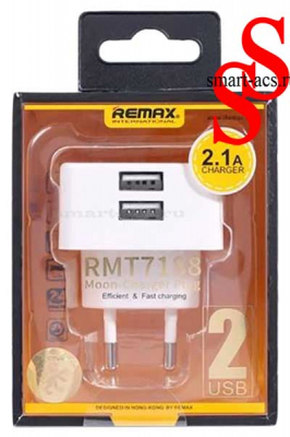 БЛОК Remax RMT7188 Charger Moon 2 USB 2,1A